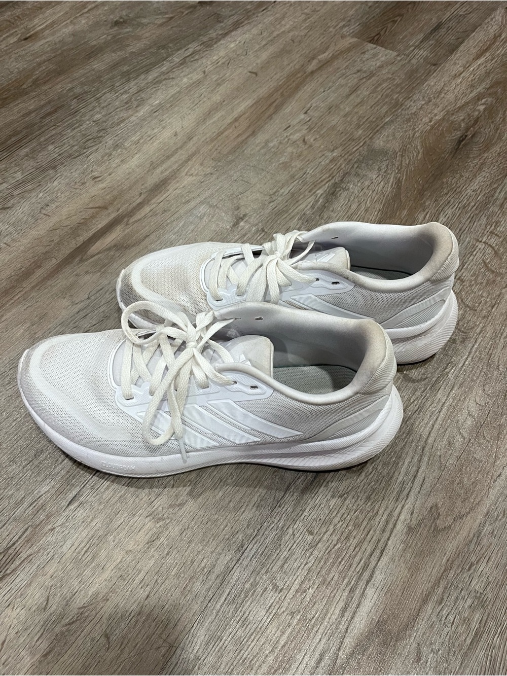 adidas White Athletic Running Shoes